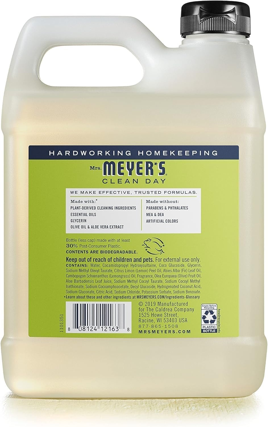 image:imageMRS MEYERS CLEAN DAY Liquid Hand Soap Apple Cider 125 fl oz 3 PackLemon Verbena