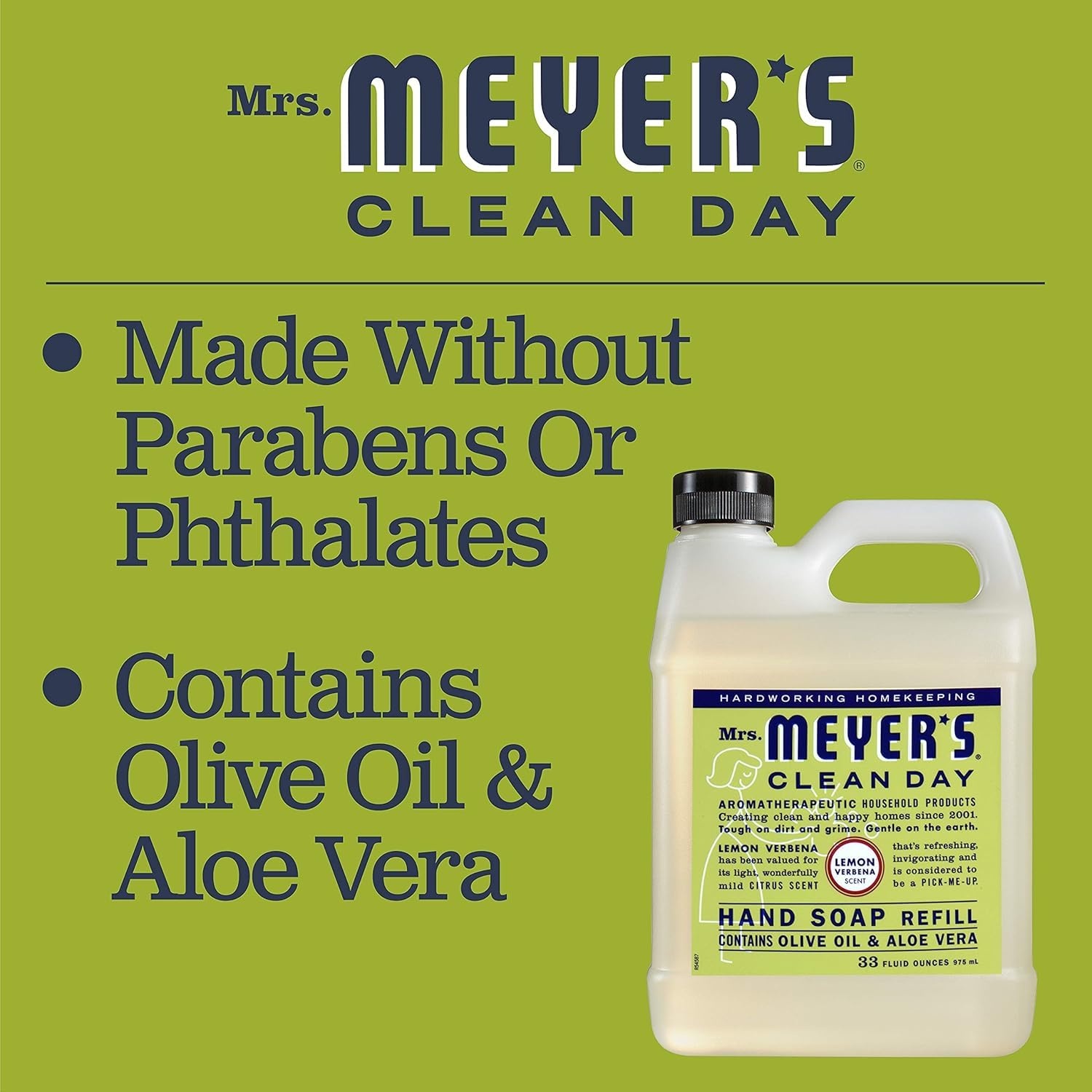image:imageMRS MEYERS CLEAN DAY Liquid Hand Soap Apple Cider 125 fl oz 3 PackLemon Verbena