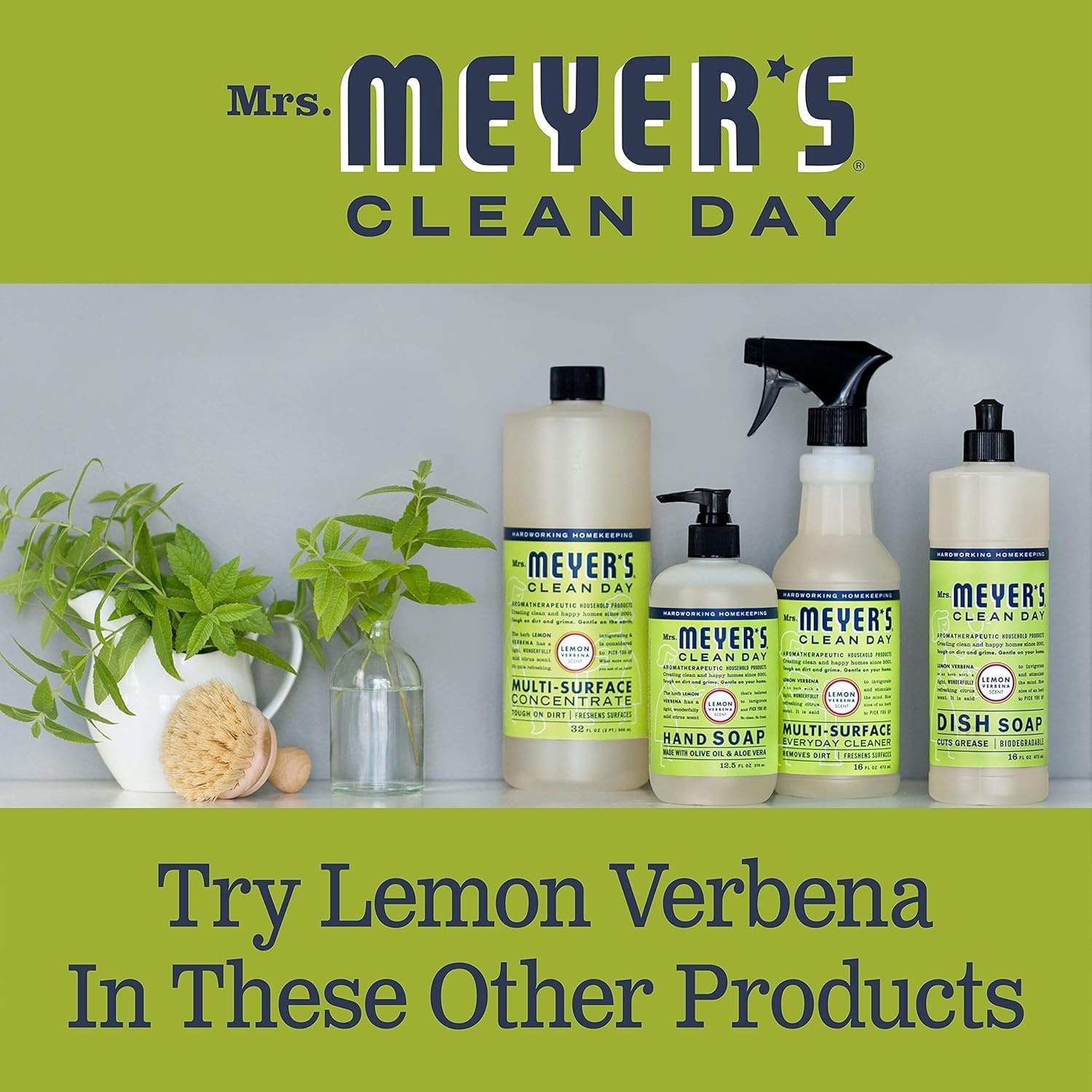 image:imageMRS MEYERS CLEAN DAY Liquid Hand Soap Apple Cider 125 fl oz 3 PackLemon Verbena