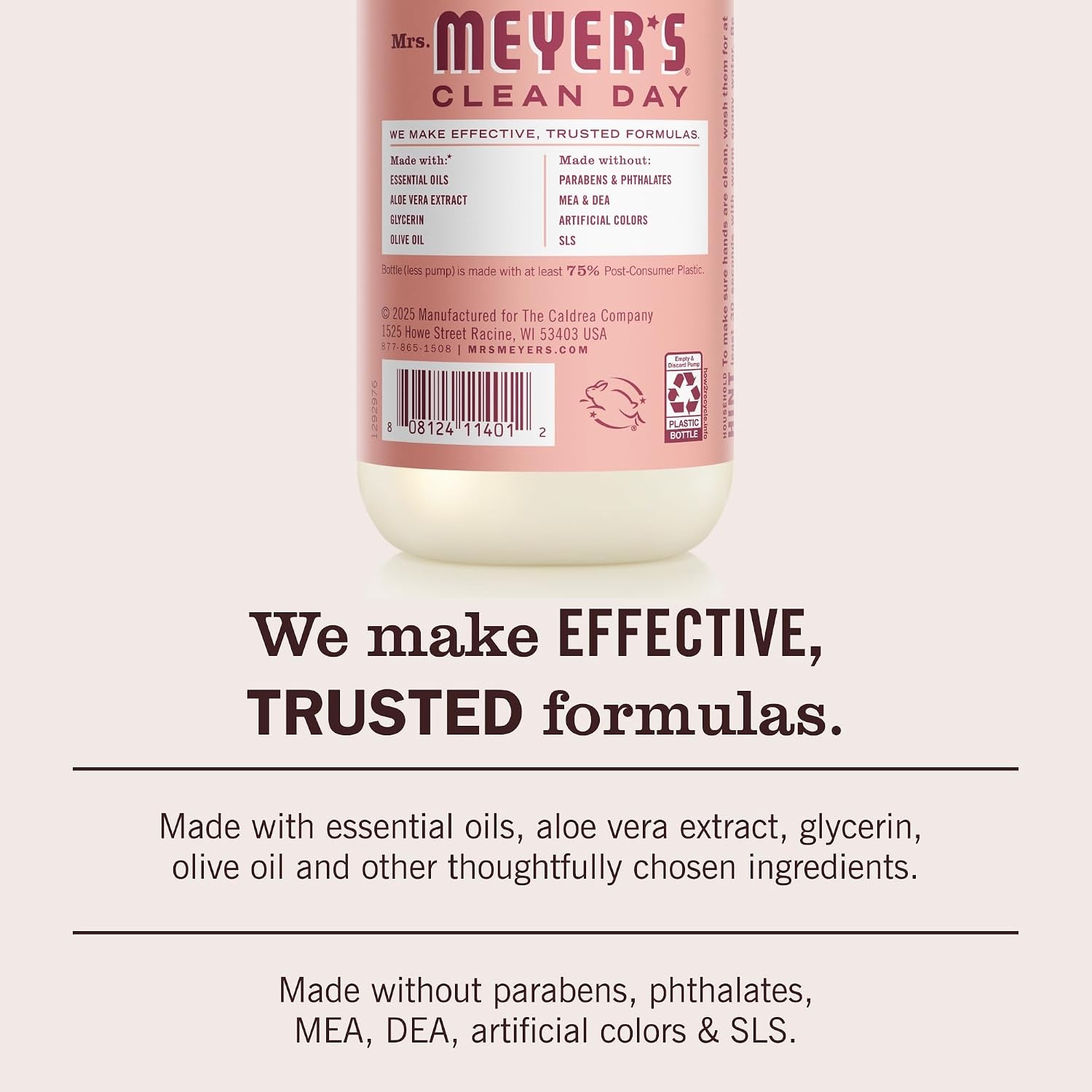 image:imageMRS MEYERS CLEAN DAY Liquid Hand Soap Apple Cider 125 fl oz 3 PackRose