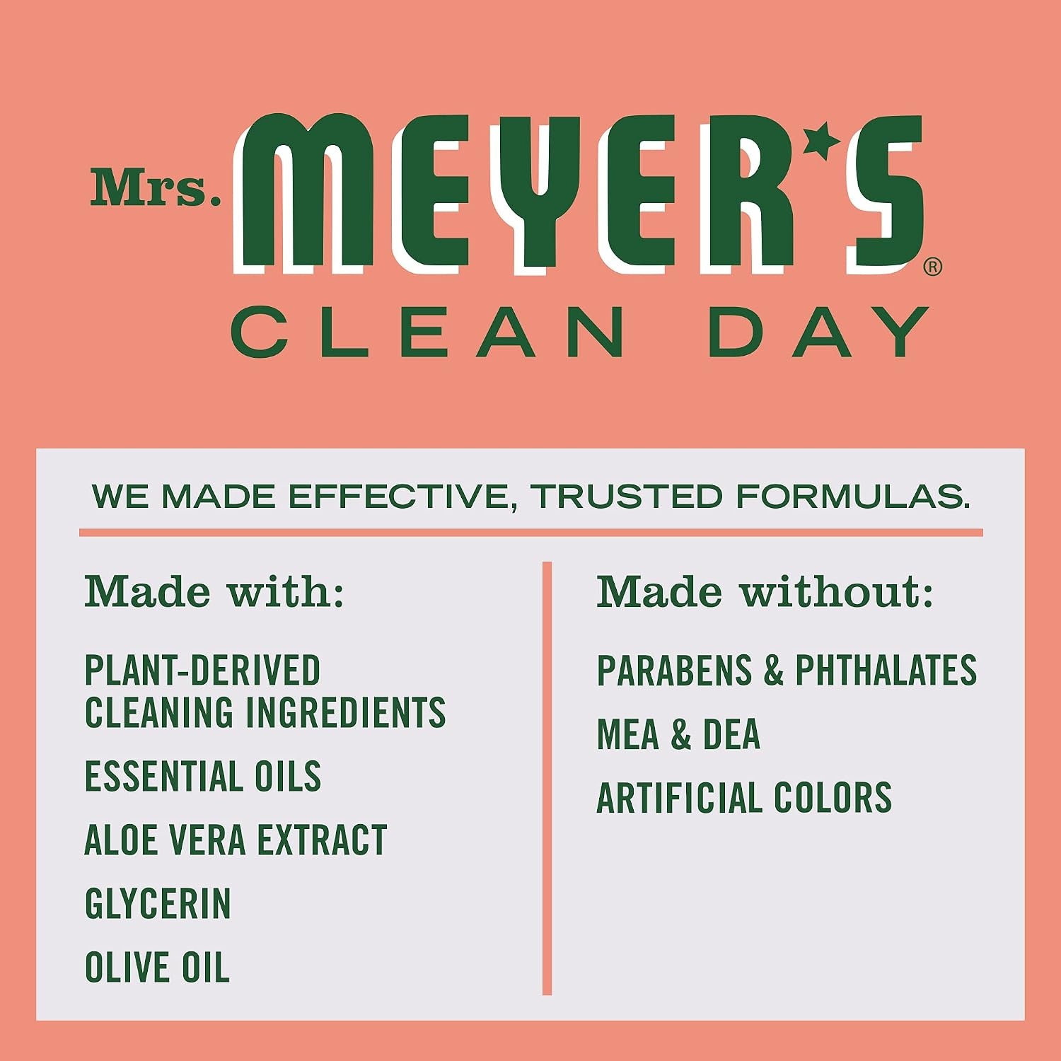 image:imageMRS MEYERS CLEAN DAY Liquid Hand Soap Geranium 125 fl oz