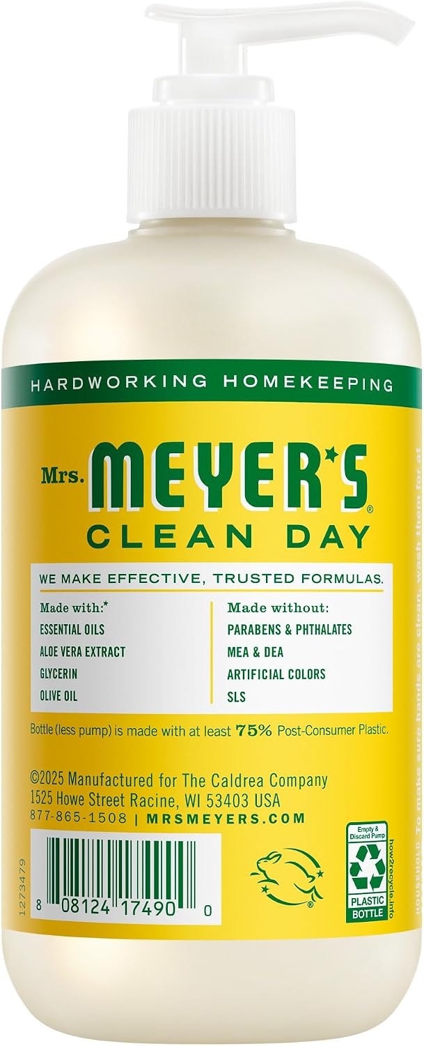image:imageMRS MEYERS CLEAN DAY Liquid Hand Soap Honeysuckle 125 fl oz 3 Pack
