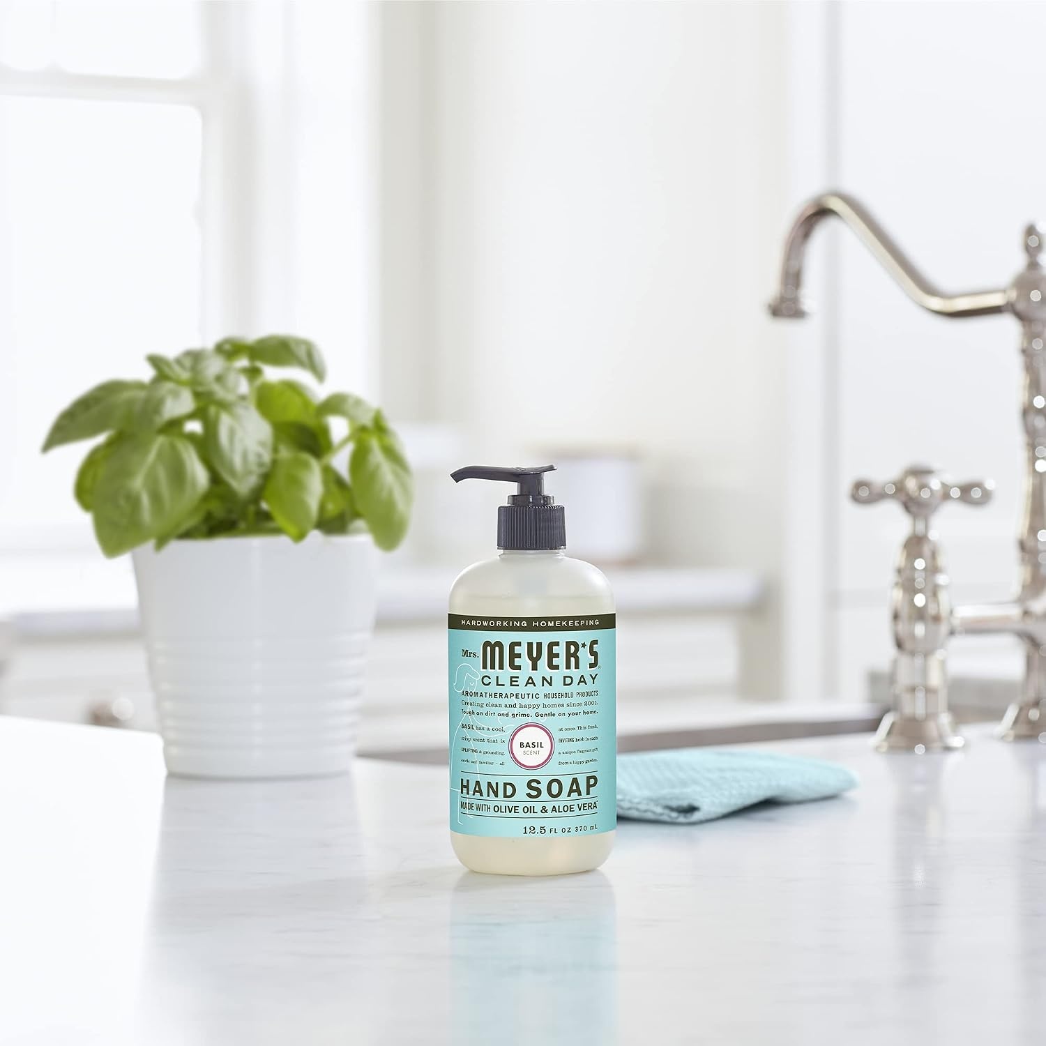 image:imageMRS MEYERS CLEAN DAY Liquid Hand Soap Lavender 125 fl oz 3 PackBasil