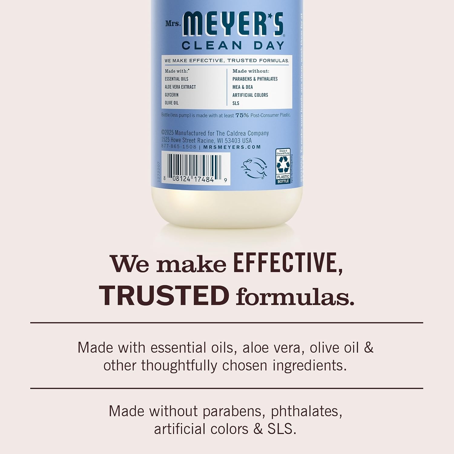 image:imageMRS MEYERS CLEAN DAY Liquid Hand Soap Lavender 125 fl oz 3 PackBluebell