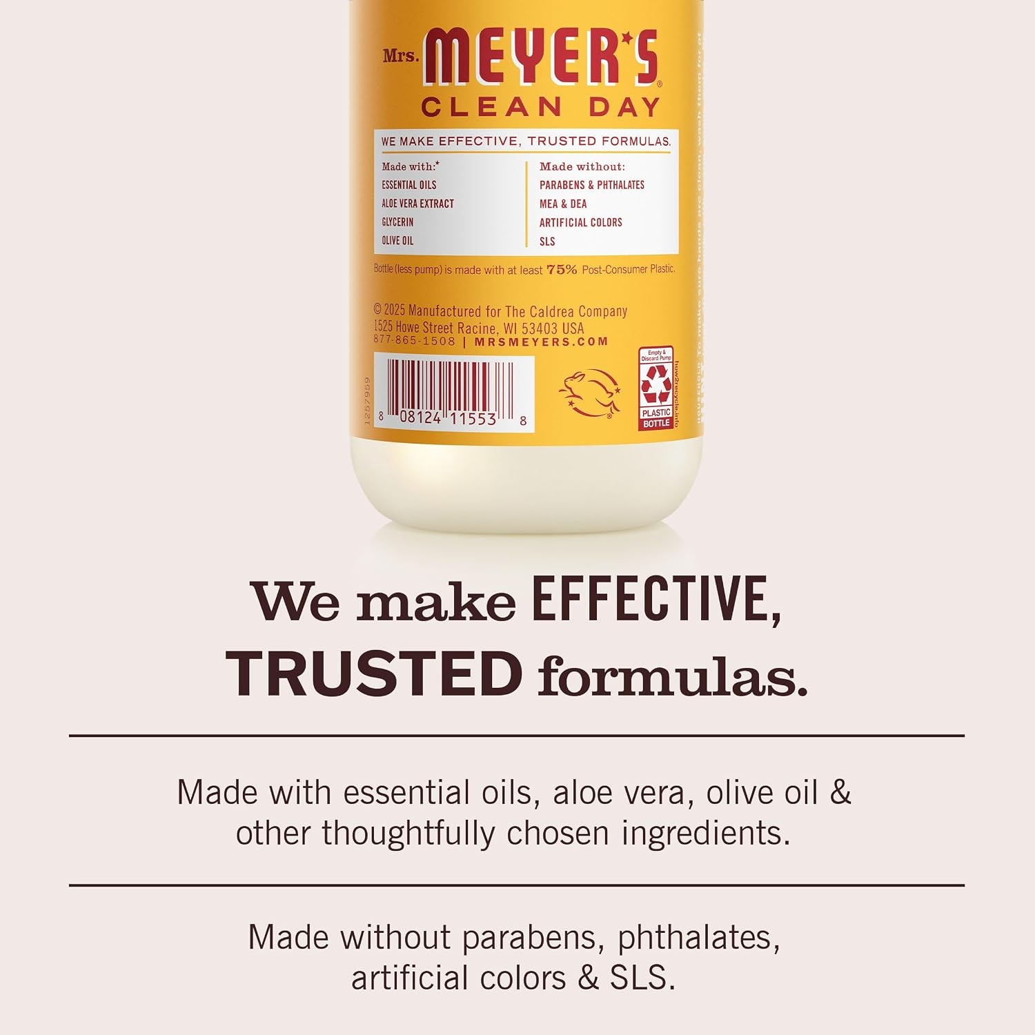 image:imageMRS MEYERS CLEAN DAY Liquid Hand Soap Lavender 125 fl oz 3 PackClementine