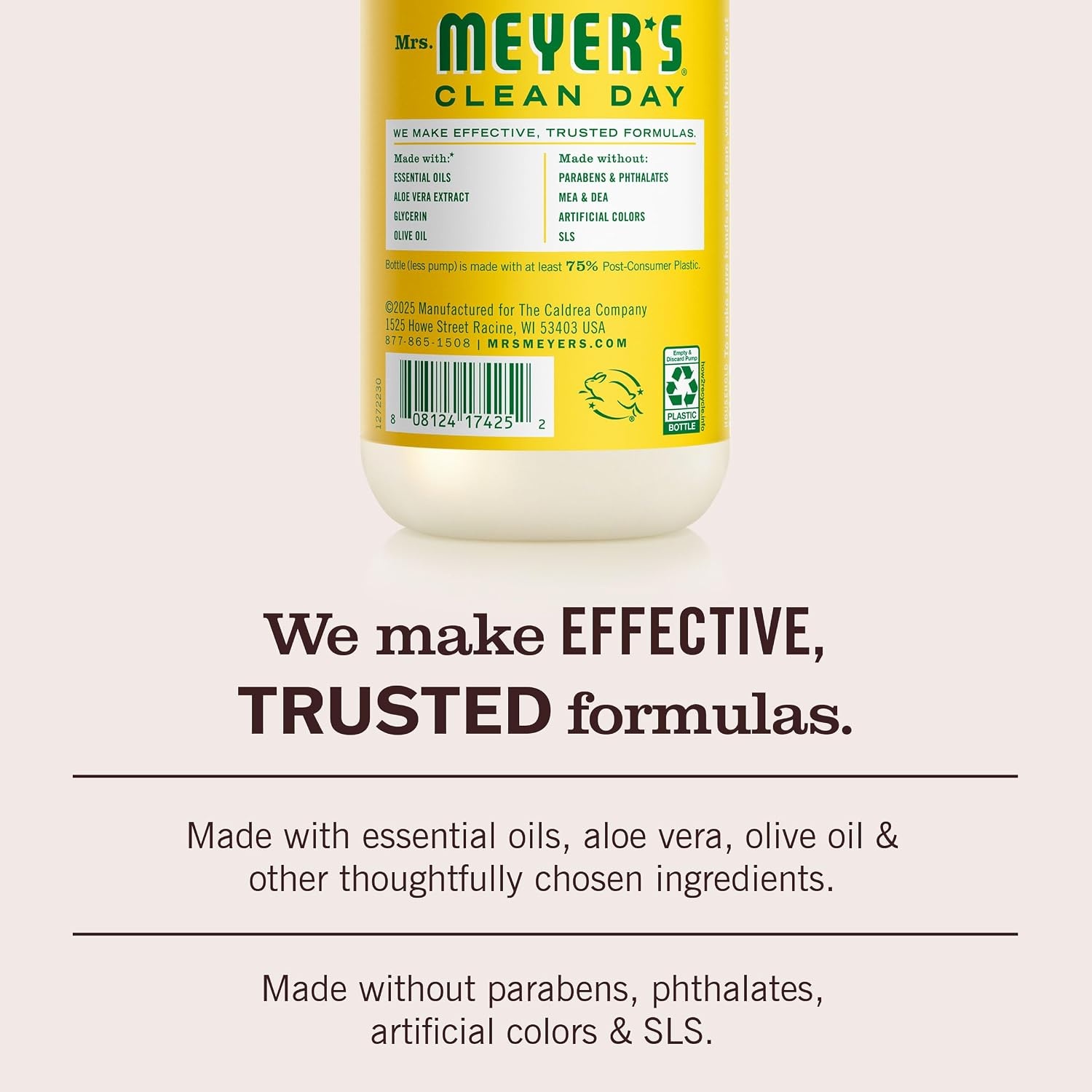 image:imageMRS MEYERS CLEAN DAY Liquid Hand Soap Lavender 125 fl oz 3 PackHoneysuckle