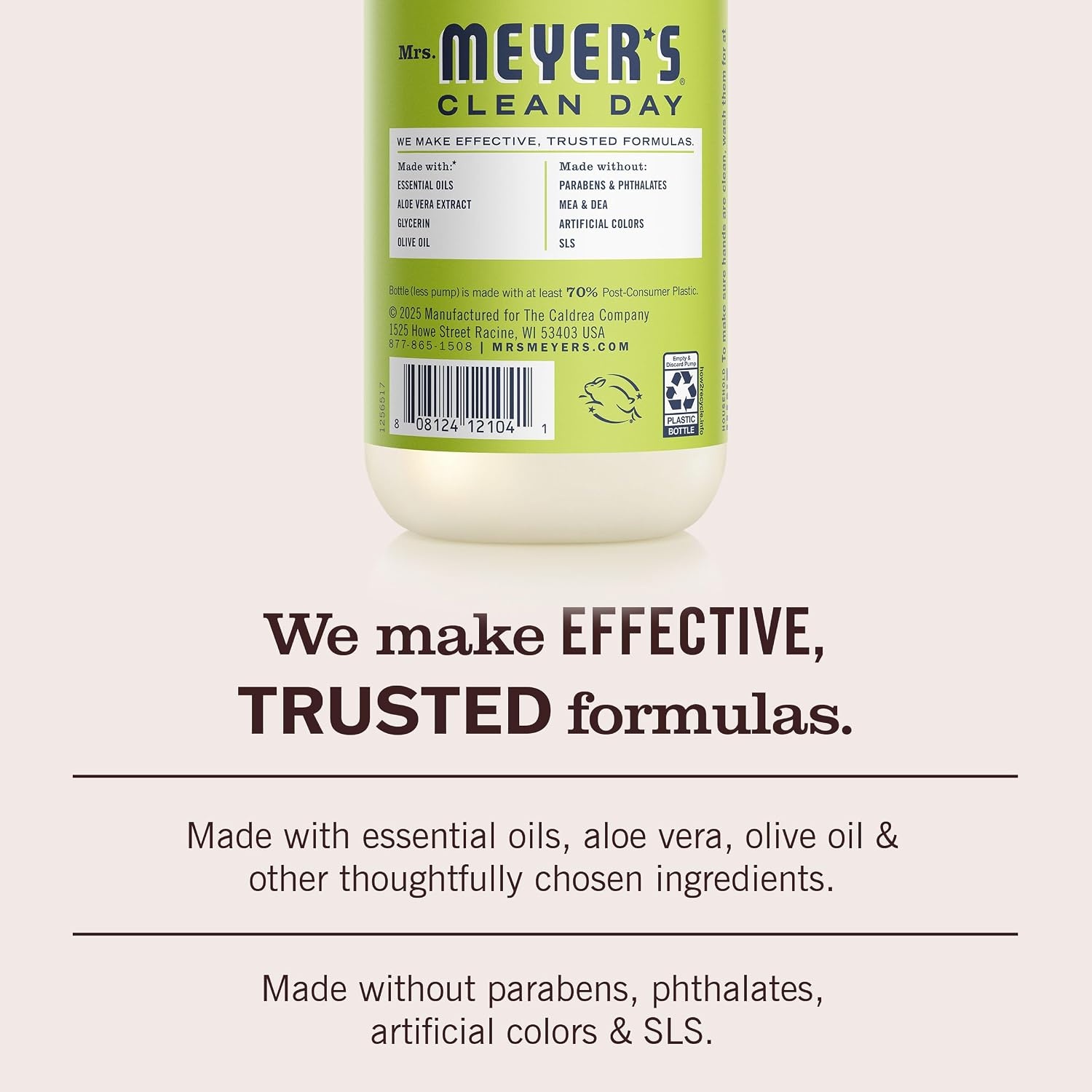 image:imageMRS MEYERS CLEAN DAY Liquid Hand Soap Lavender 125 fl oz 3 PackLemon Verbena