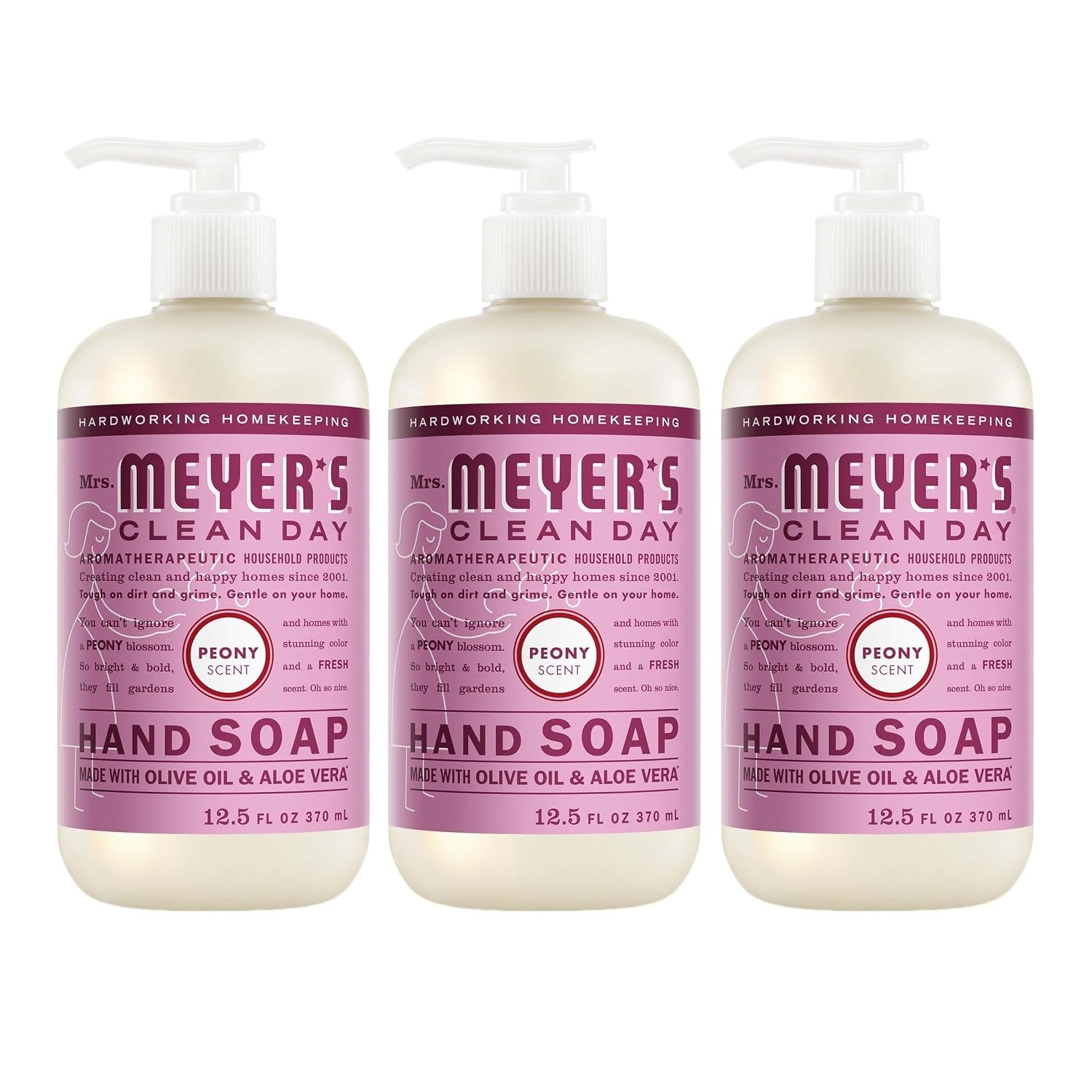 image:imageMRS MEYERS CLEAN DAY Liquid Hand Soap Lavender 125 fl oz 3 PackPeony