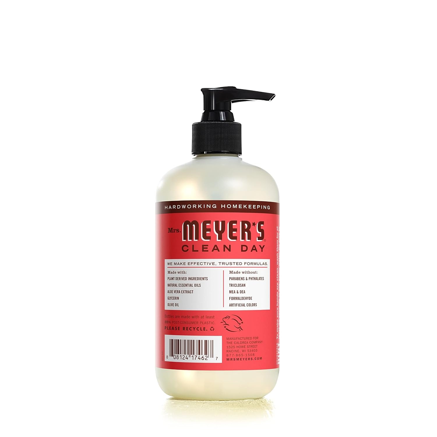image:imageMRS MEYERS CLEAN DAY Liquid Hand Soap Lavender 125 fl oz 3 PackRhubarbPack of 3