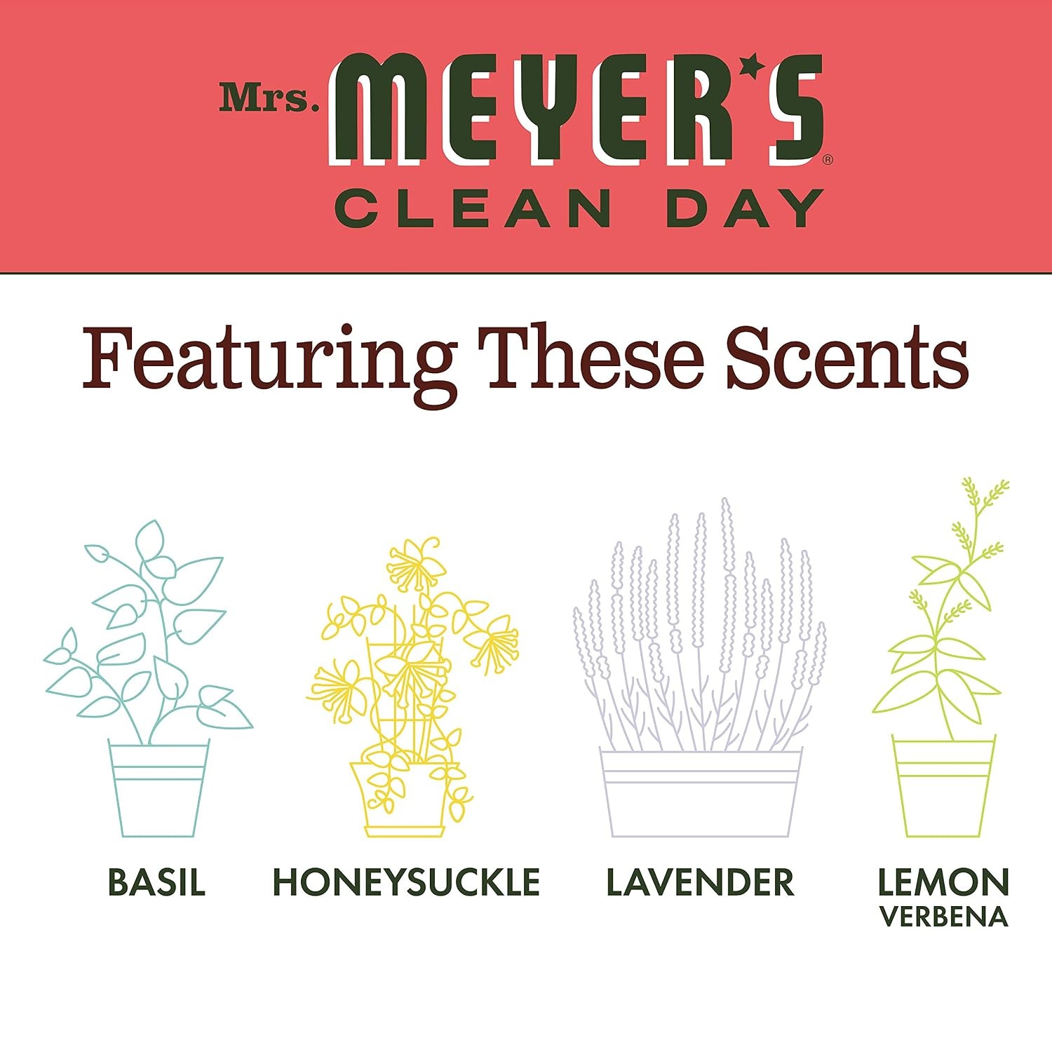 image:imageMRS MEYERS CLEAN DAY Liquid Hand Soap Lavender 125 fl oz 3 PackRhubarbPack of 3