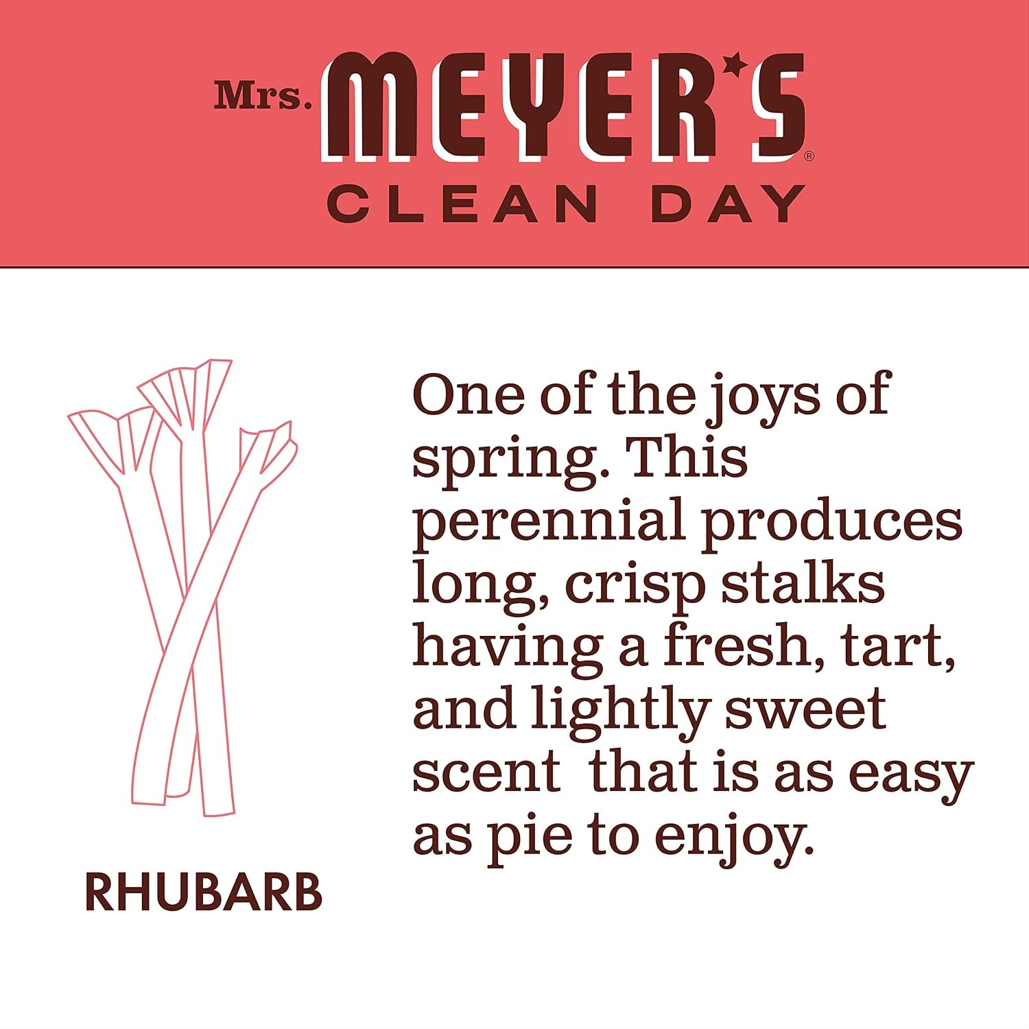 image:imageMRS MEYERS CLEAN DAY Liquid Hand Soap Lavender 125 fl oz 3 PackRhubarbPack of 3