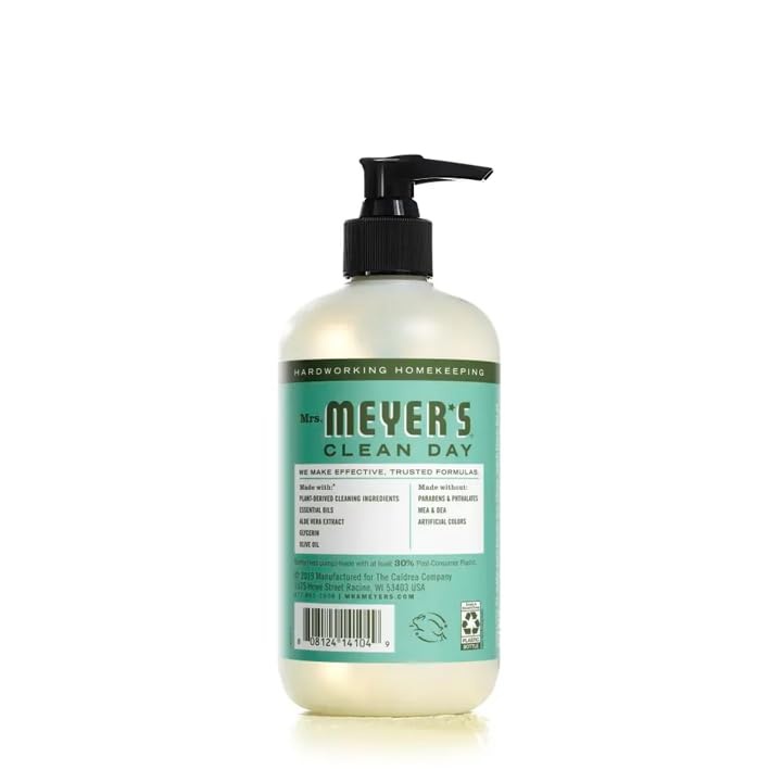 image:imageMRS MEYERS CLEAN DAY Liquid Hand Soap Lavender 125 fl oz 6 PackBasil