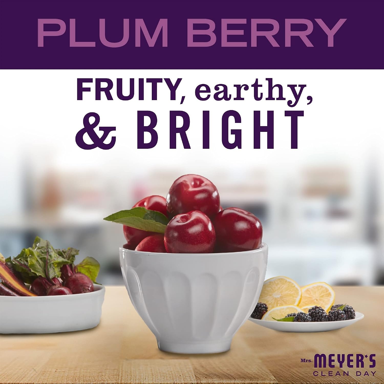 image:imageMRS MEYERS CLEAN DAY Liquid Hand Soap Lavender 125 fl oz 6 PackPlum Berry