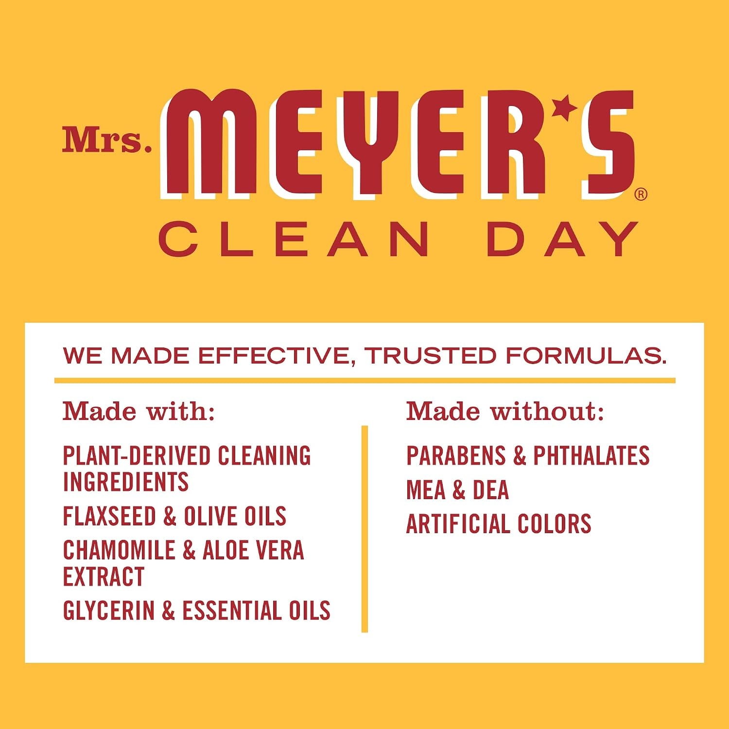 image:imageMRS MEYERS CLEAN DAY Moisturizing Body Wash for Women and Men Shower Gel Formula Made with Essential Oils Birchwood 16 oz Pack of 3Clementine
