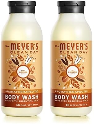 image:imageMRS MEYERS CLEAN DAY Moisturizing Body Wash for Women and Men Shower Gel Formula Made with Essential Oils Birchwood 16 oz Pack of 3Oat Blossom