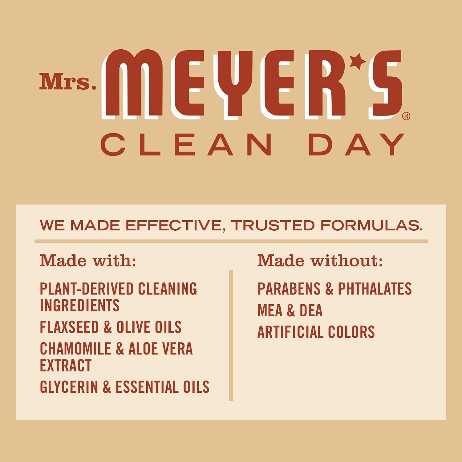 image:imageMRS MEYERS CLEAN DAY Moisturizing Body Wash for Women and Men Shower Gel Formula Made with Essential Oils Birchwood 16 oz Pack of 3Oat Blossom