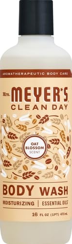 image:imageMRS MEYERS CLEAN DAY Moisturizing Body Wash for Women and Men Shower Gel Formula Made with Essential Oils Birchwood 16 oz Pack of 3Oat Blossom