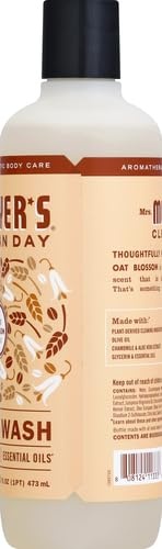 image:imageMRS MEYERS CLEAN DAY Moisturizing Body Wash for Women and Men Shower Gel Formula Made with Essential Oils Birchwood 16 oz Pack of 3Oat Blossom