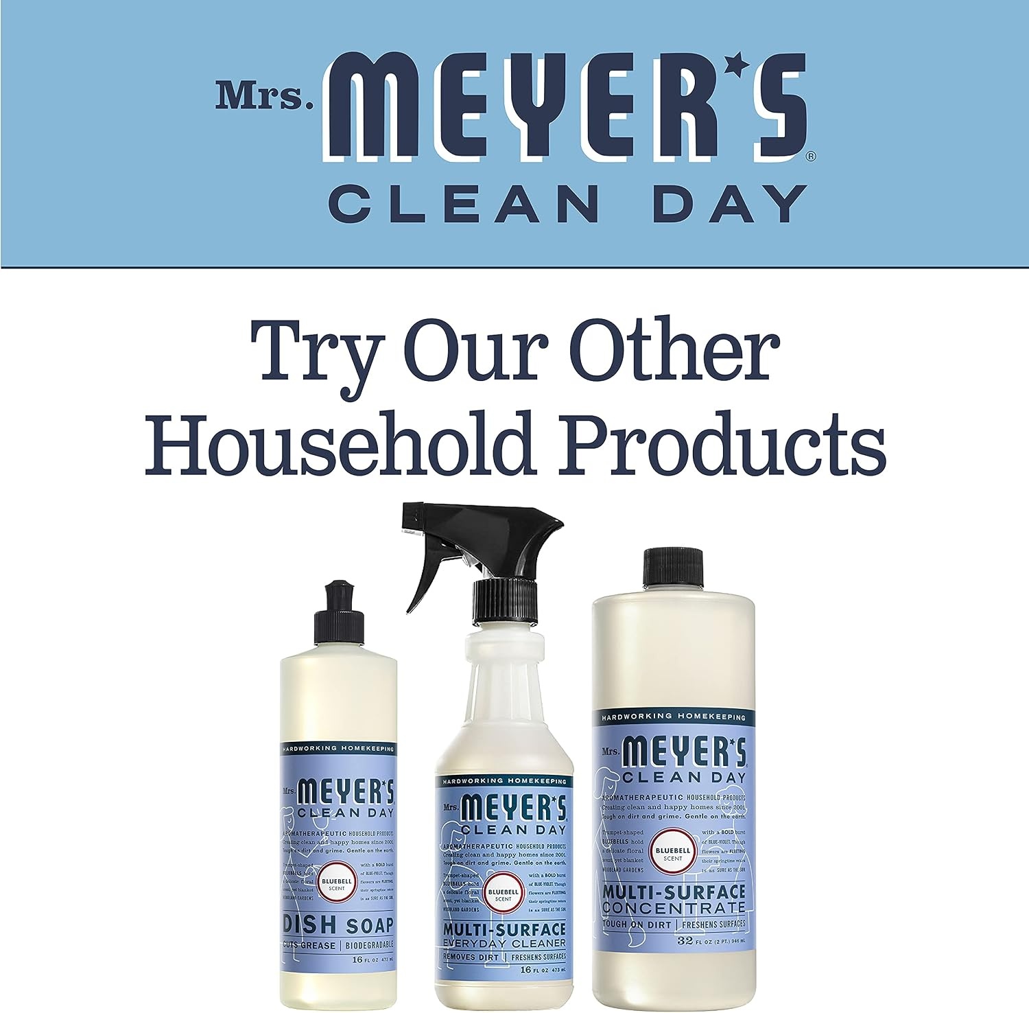 image:imageMRS MEYERS CLEAN DAY MultiSurface Cleaner Compassion Flower 16 fl ozBluebell