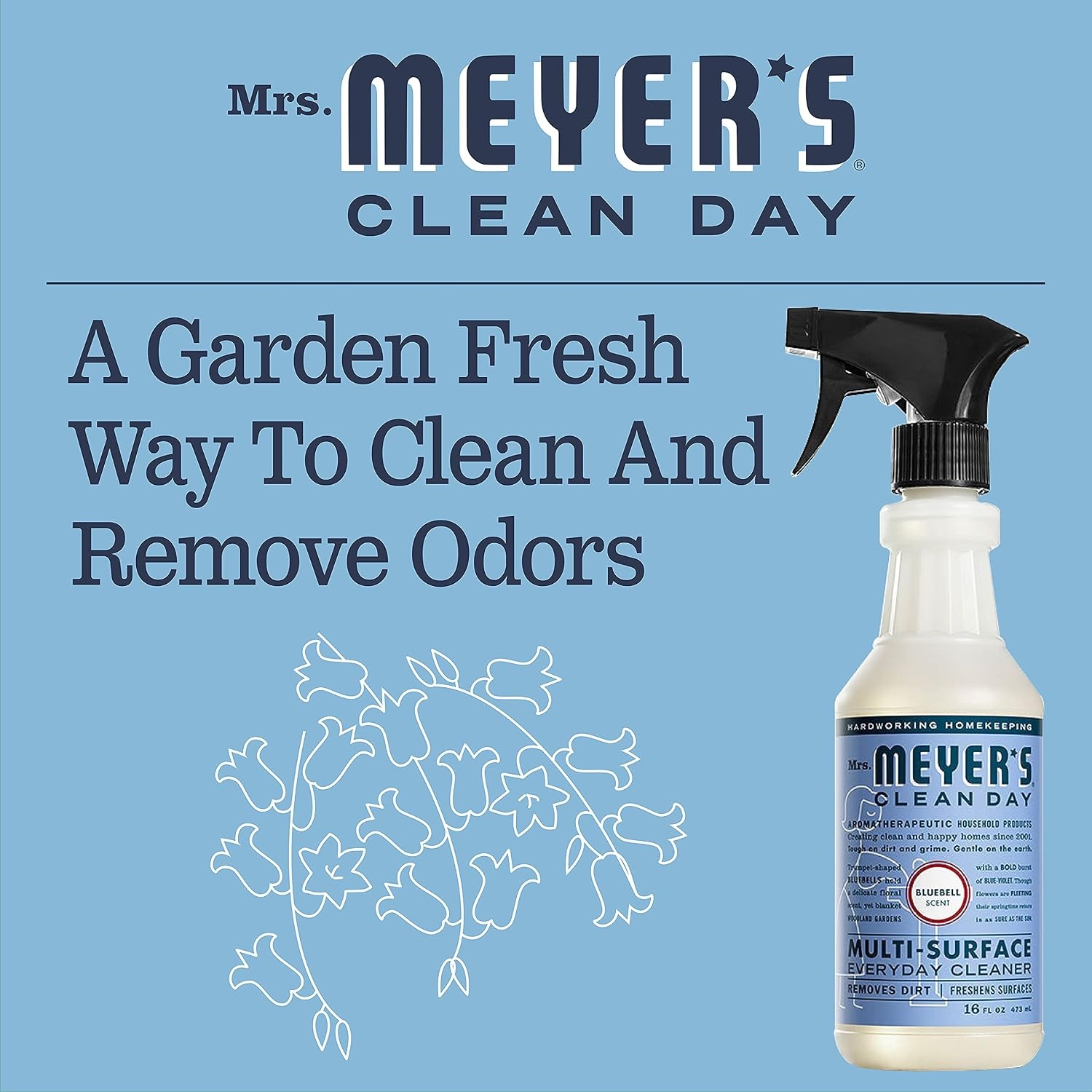 image:imageMRS MEYERS CLEAN DAY MultiSurface Cleaner Compassion Flower 16 fl ozBluebell