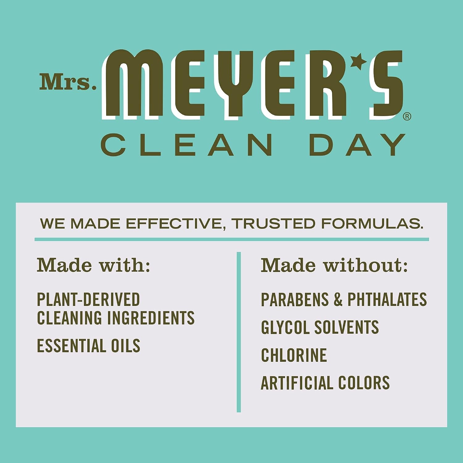 image:imageMRS MEYERS CLEAN DAY MultiSurface Cleaner Concentrate Basil 32 fl ozBasil