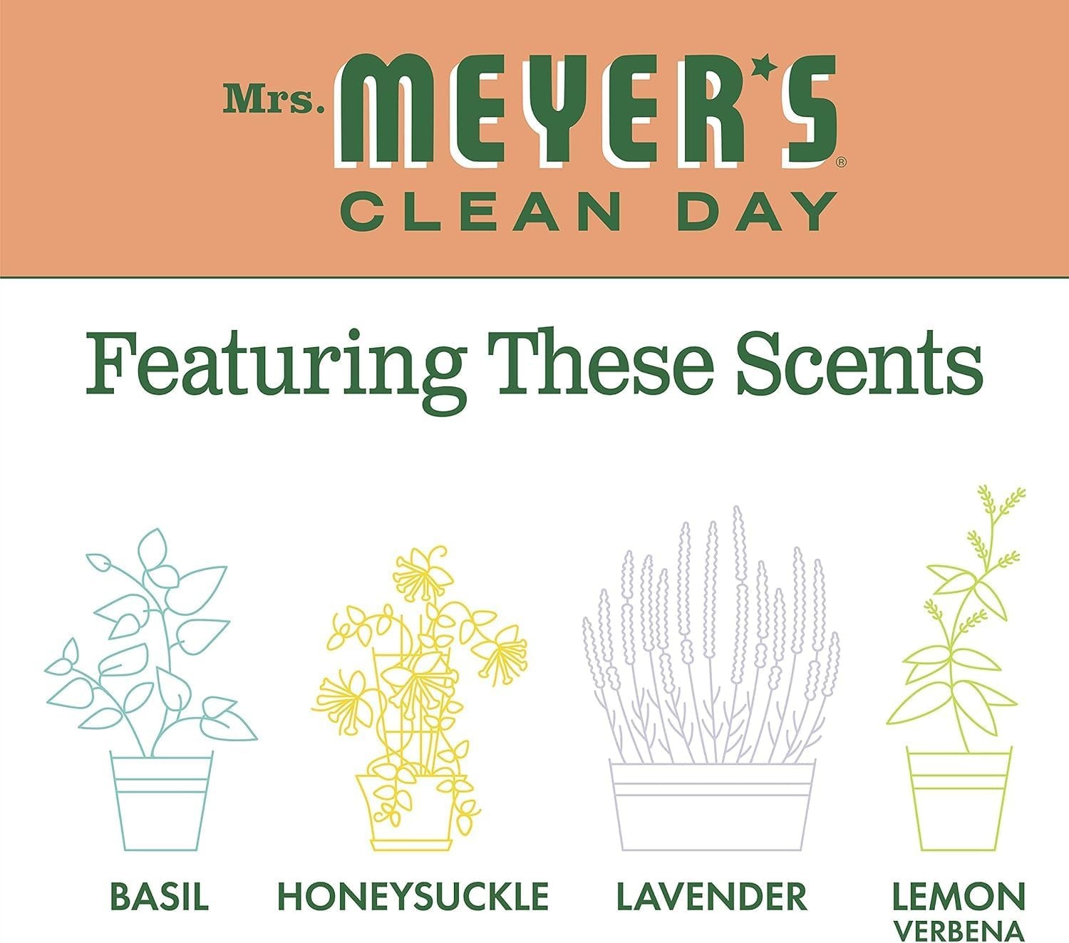 image:imageMRS MEYERS CLEAN DAY MultiSurface Cleaner Concentrate Basil 32 fl ozGeranium