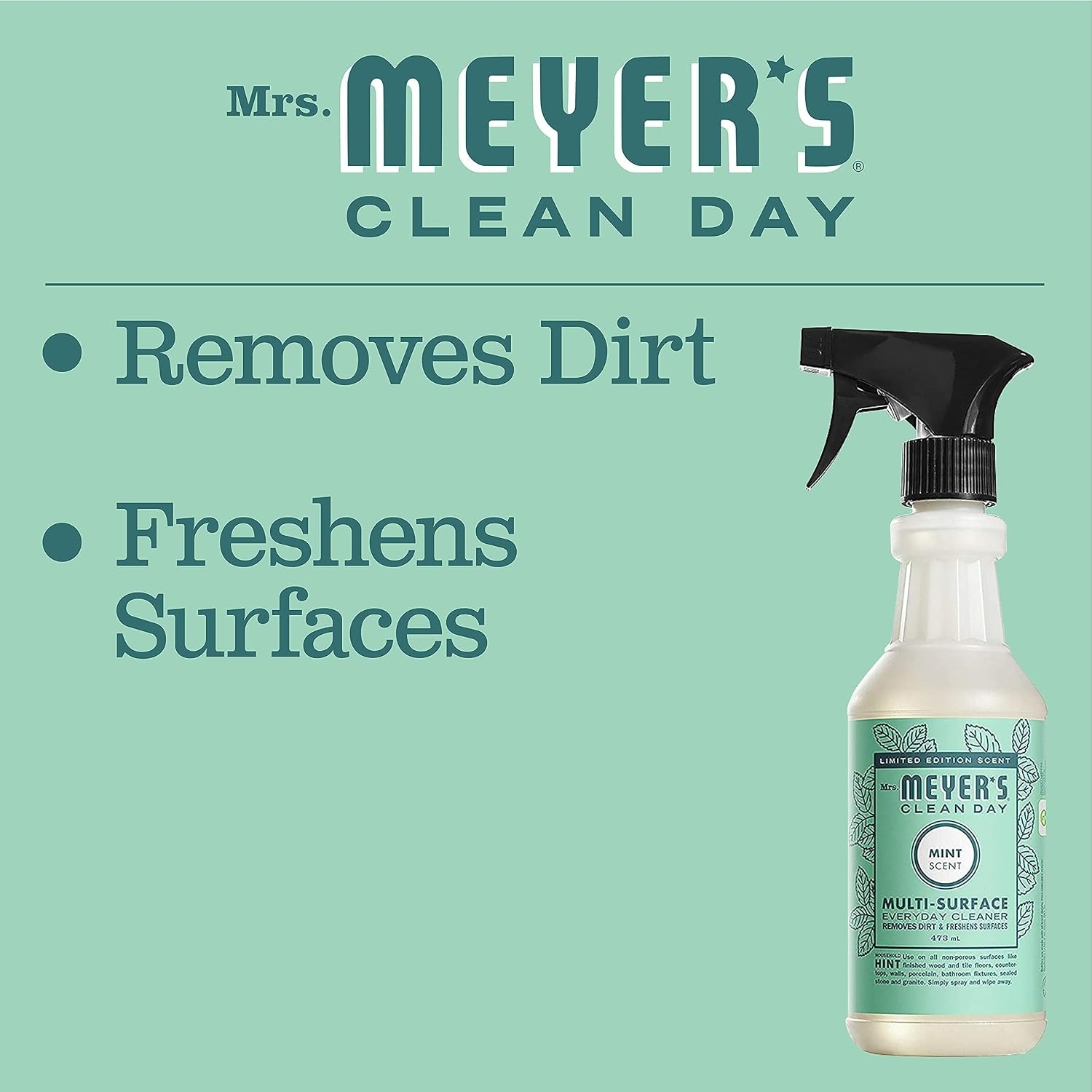 image:imageMRS MEYERS CLEAN DAY MultiSurface Cleaner Concentrate Basil 32 fl ozMint