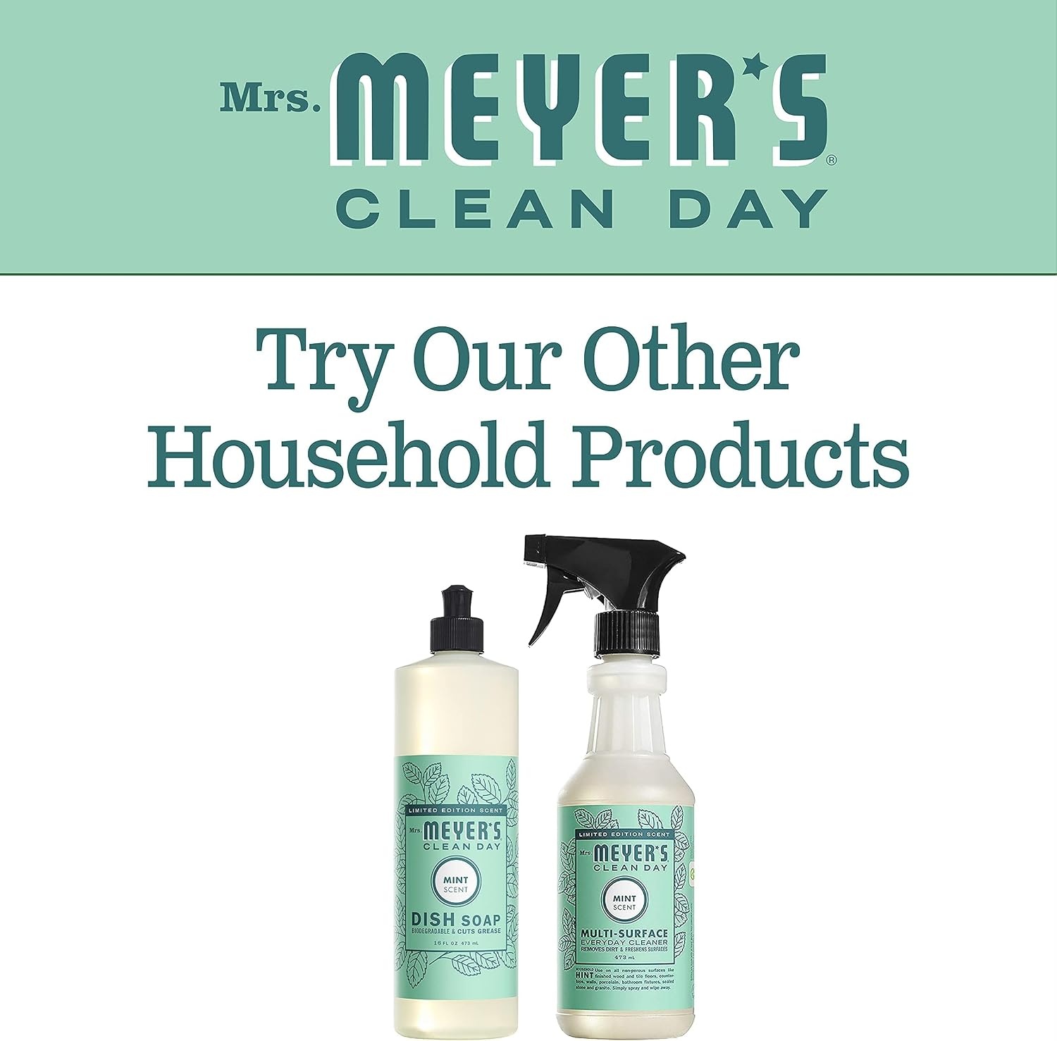 image:imageMRS MEYERS CLEAN DAY MultiSurface Cleaner Concentrate Basil 32 fl ozMint