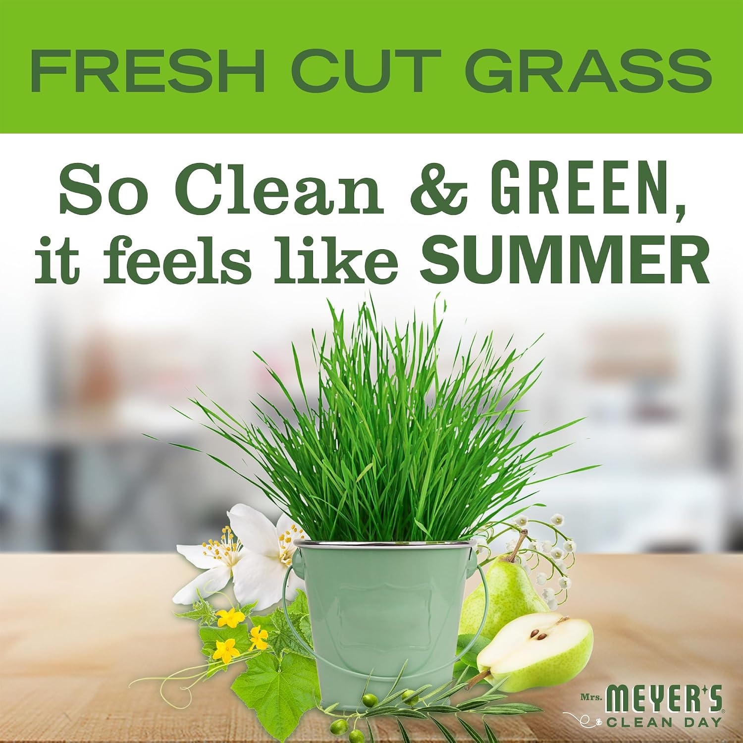 image:imageMRS MEYERS CLEAN DAY MultiSurface Cleaner Geranium 16 fl ozFresh Cut Grass