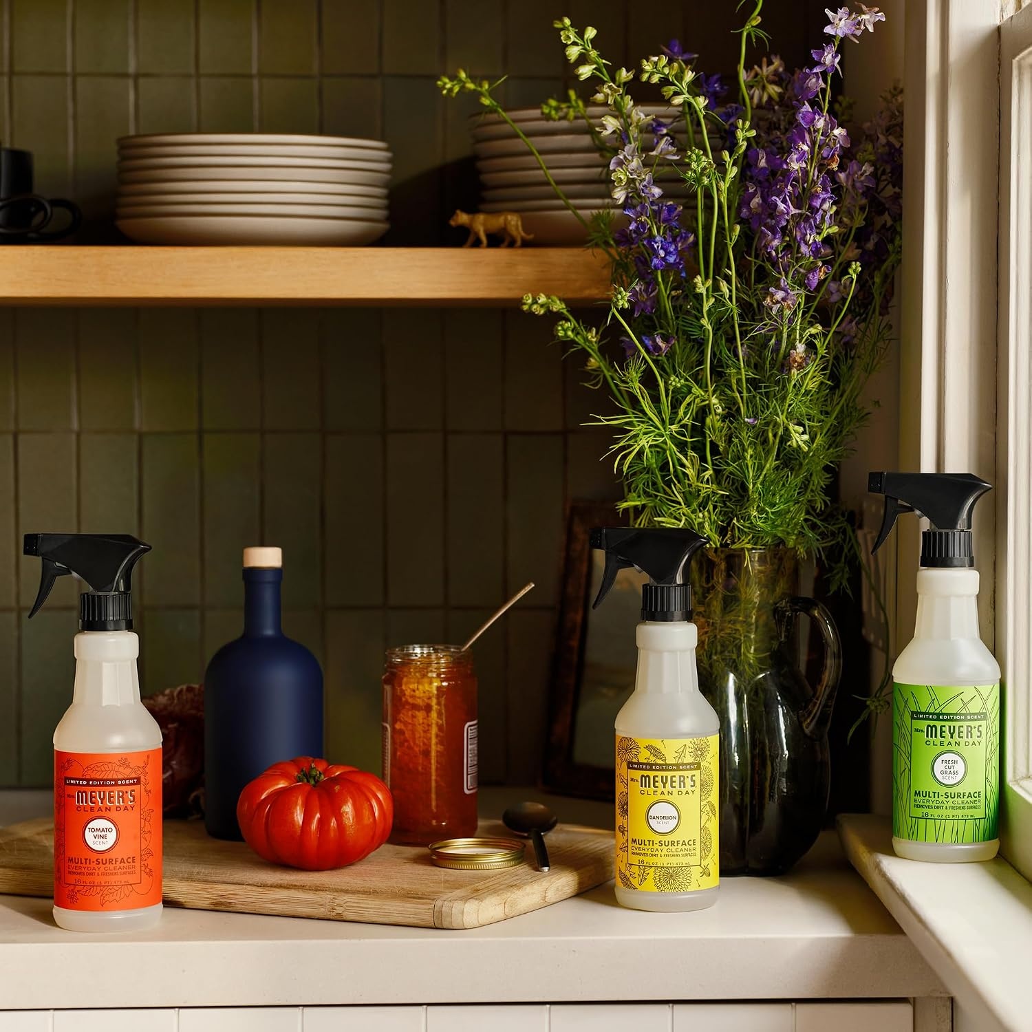 image:imageMRS MEYERS CLEAN DAY MultiSurface Cleaner Geranium 16 fl ozFresh Cut Grass
