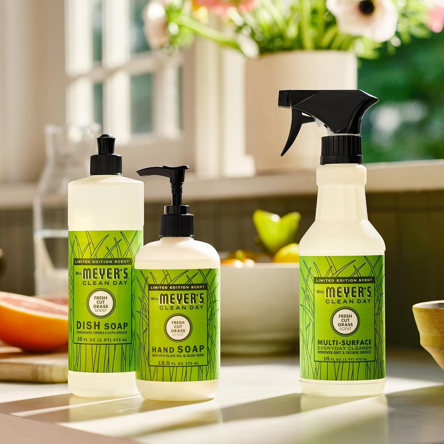 image:imageMRS MEYERS CLEAN DAY MultiSurface Cleaner Geranium 16 fl ozFresh Cut Grass