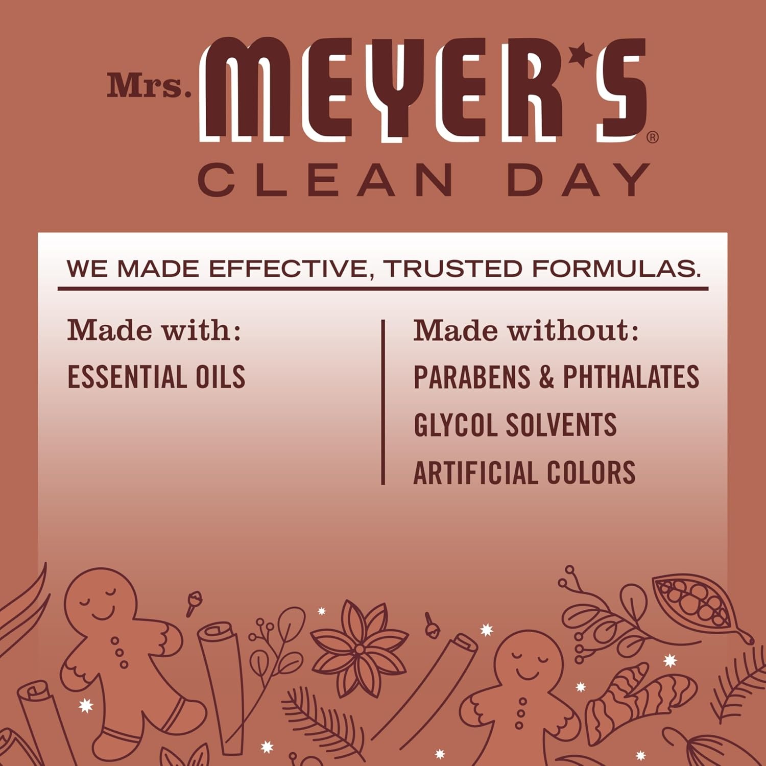 image:imageMRS MEYERS CLEAN DAY MultiSurface Cleaner Gingerbread 16 fl oz16 Fl Oz Pack of 2