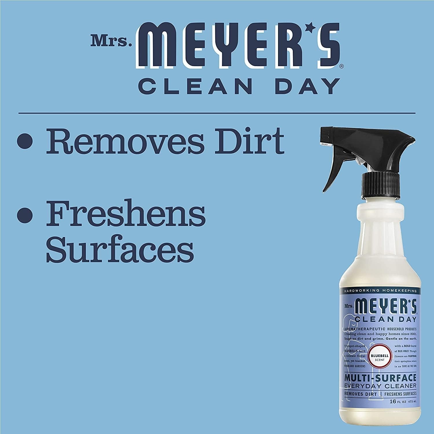 image:imageMRS MEYERS CLEAN DAY MultiSurface Concentrate Basil 32 fl oz 2 PackFloral Fresh