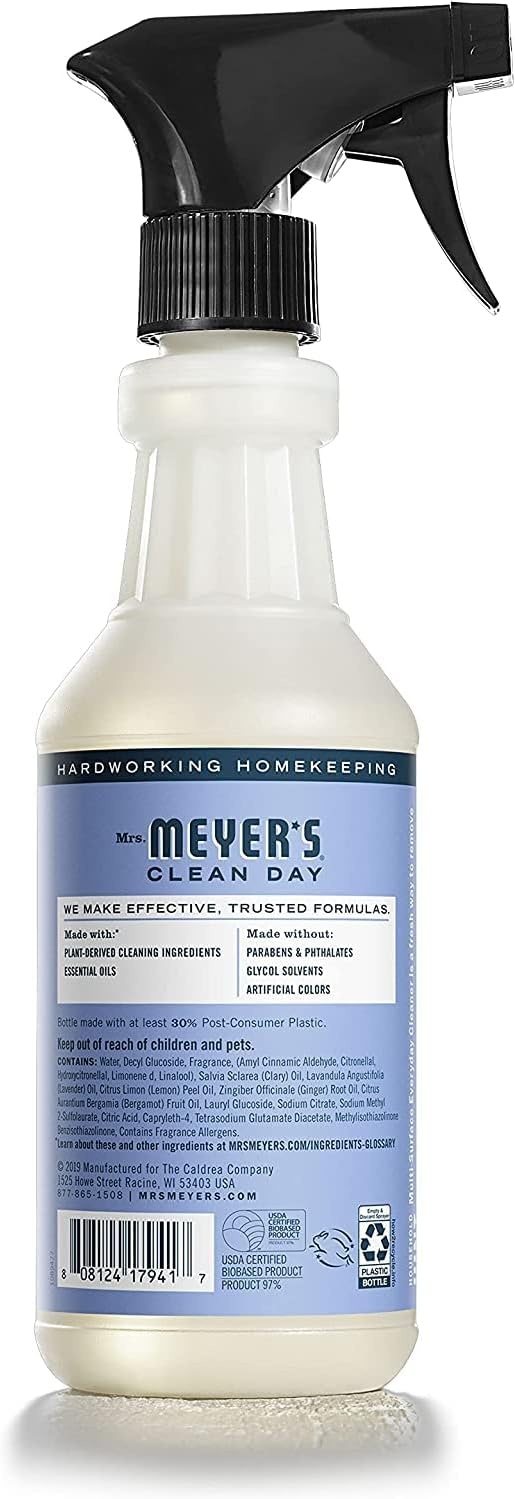 image:imageMRS MEYERS CLEAN DAY MultiSurface Concentrate Basil 32 fl oz 2 PackFloral Fresh