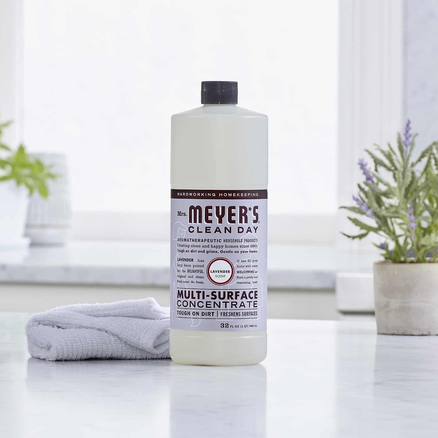 image:imageMRS MEYERS CLEAN DAY MultiSurface Concentrate Basil 32 fl oz 2 PackLavender