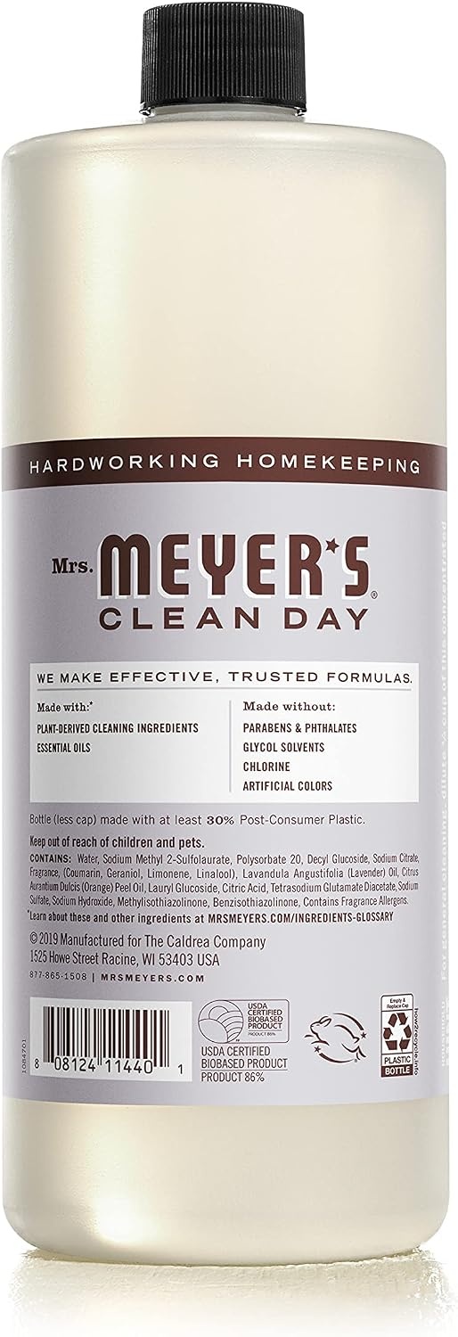 image:imageMRS MEYERS CLEAN DAY MultiSurface Concentrate Basil 32 fl oz 2 PackLavender