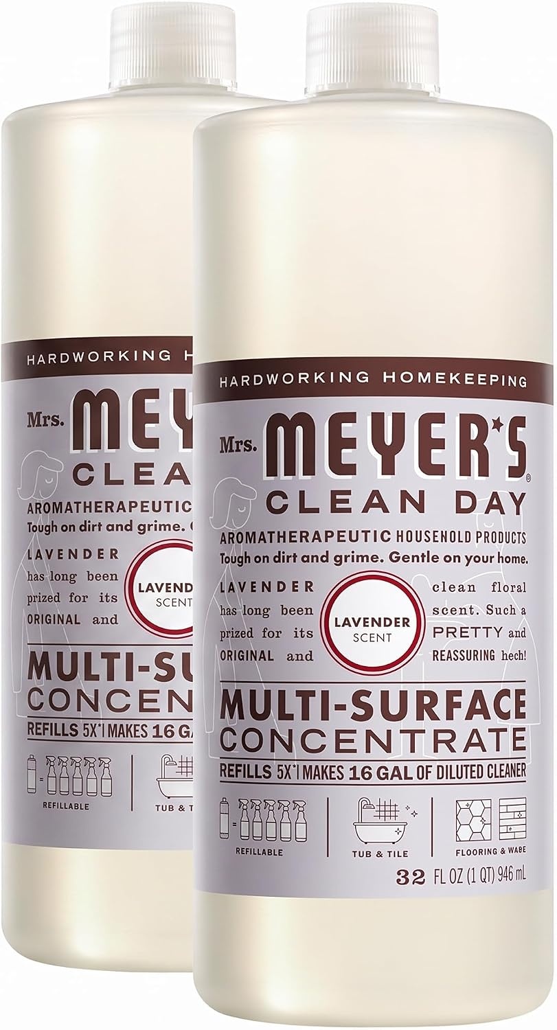 image:imageMRS MEYERS CLEAN DAY MultiSurface Concentrate Basil 32 fl oz 2 PackLavender