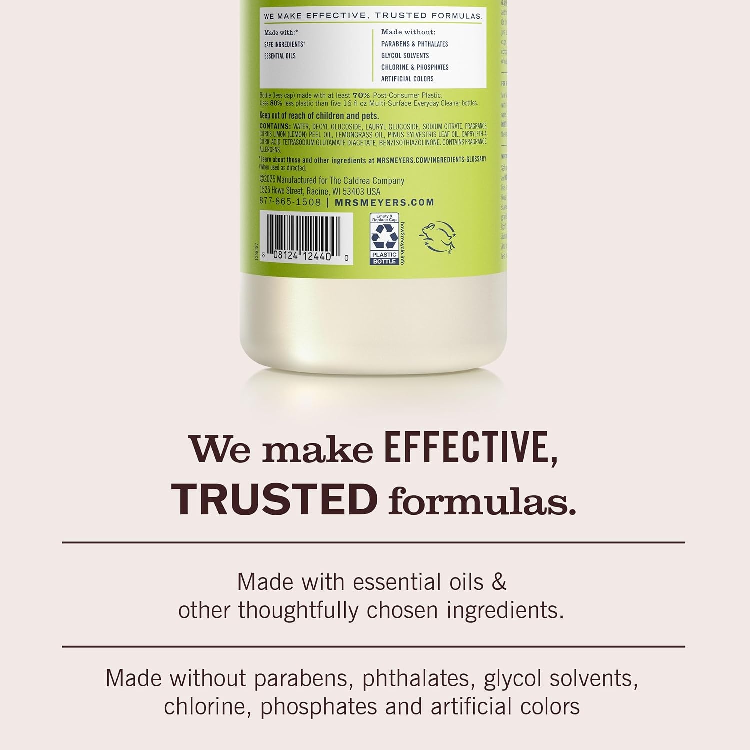 image:imageMRS MEYERS CLEAN DAY MultiSurface Concentrate Basil 32 fl oz 2 PackLemon Verbena Concentrate