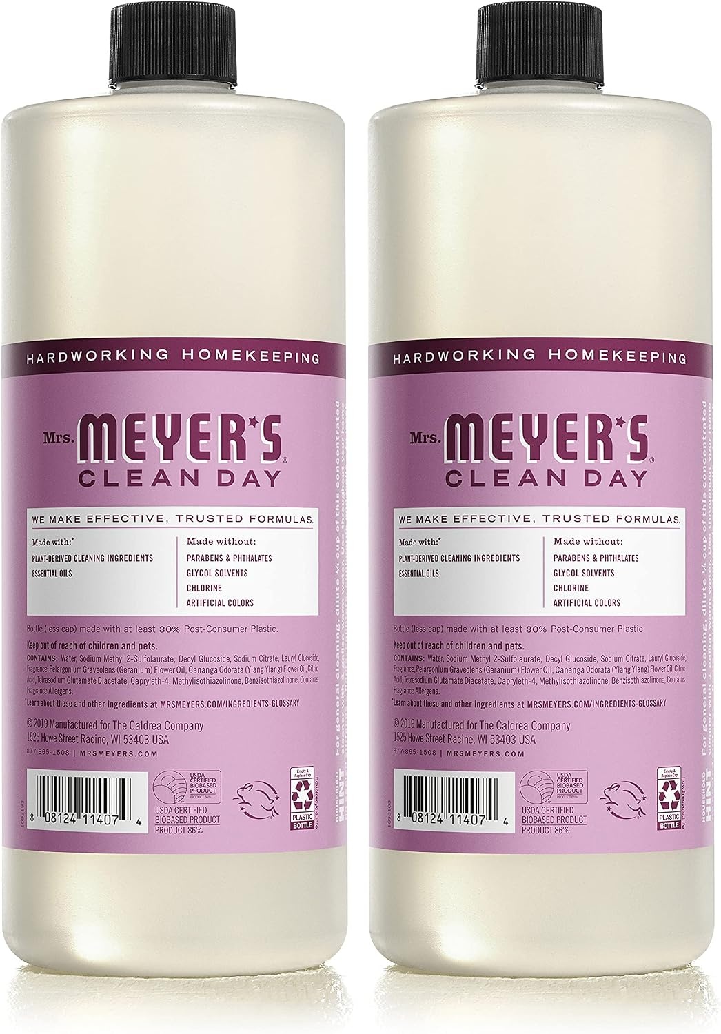 image:imageMRS MEYERS CLEAN DAY MultiSurface Concentrate Basil 32 fl oz 2 PackPeony