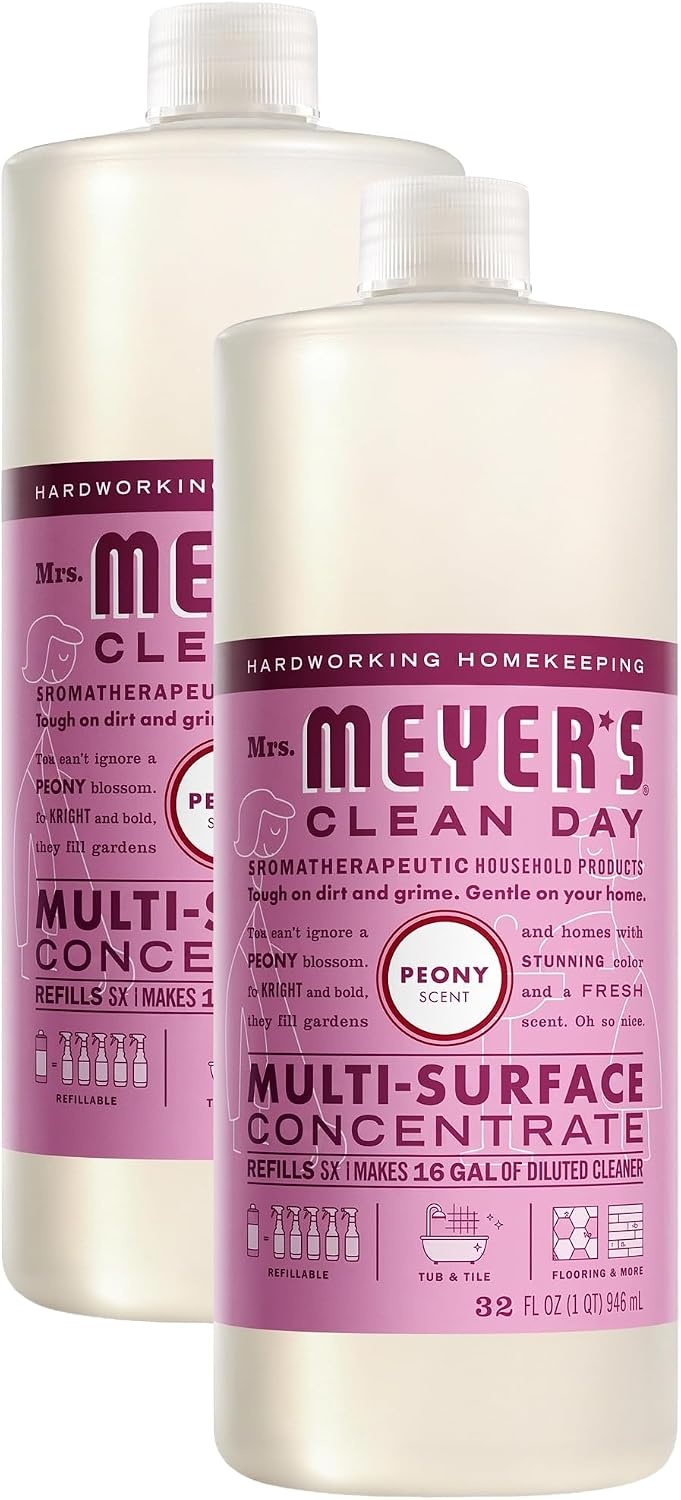 image:imageMRS MEYERS CLEAN DAY MultiSurface Concentrate Basil 32 fl oz 2 PackPeony