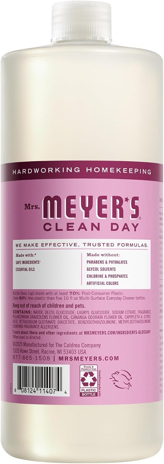 image:imageMRS MEYERS CLEAN DAY MultiSurface Concentrate Basil 32 fl oz 2 PackPeony
