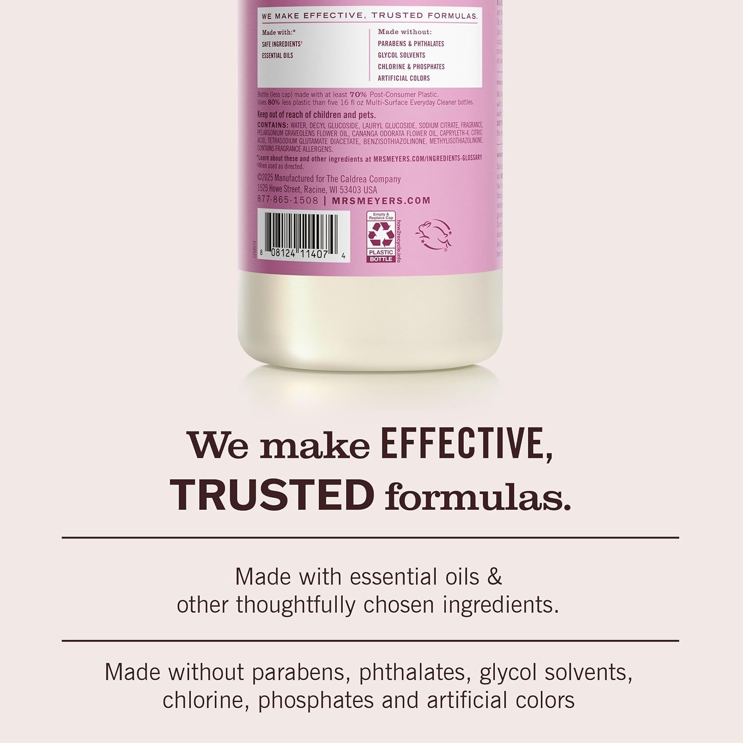image:imageMRS MEYERS CLEAN DAY MultiSurface Concentrate Basil 32 fl oz 2 PackPeony