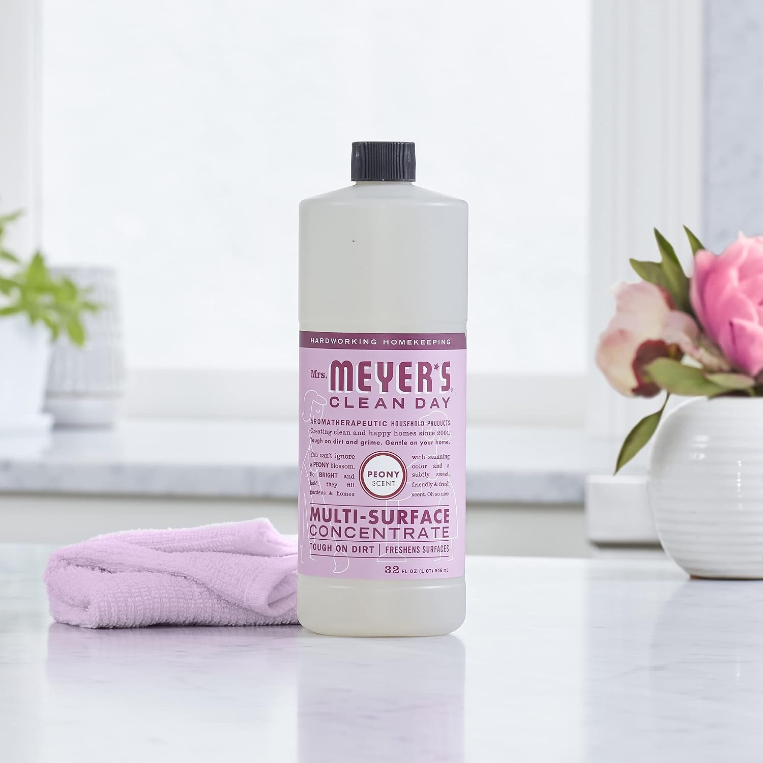 image:imageMRS MEYERS CLEAN DAY MultiSurface Concentrate Basil 32 fl oz 2 PackPeony