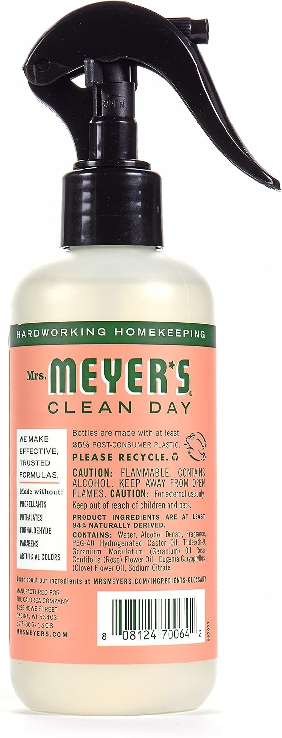 image:imageMRS MEYERS CLEAN DAY Room Spray Snowdrop Scent 8 Fl Oz Bottle 3 PackGeranium