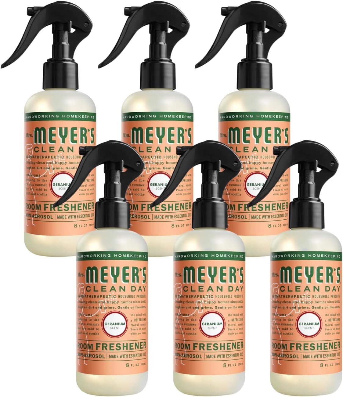 image:imageMRS MEYERS CLEAN DAY Room Spray Snowdrop Scent 8 Fl Oz Bottle 3 PackGeranium