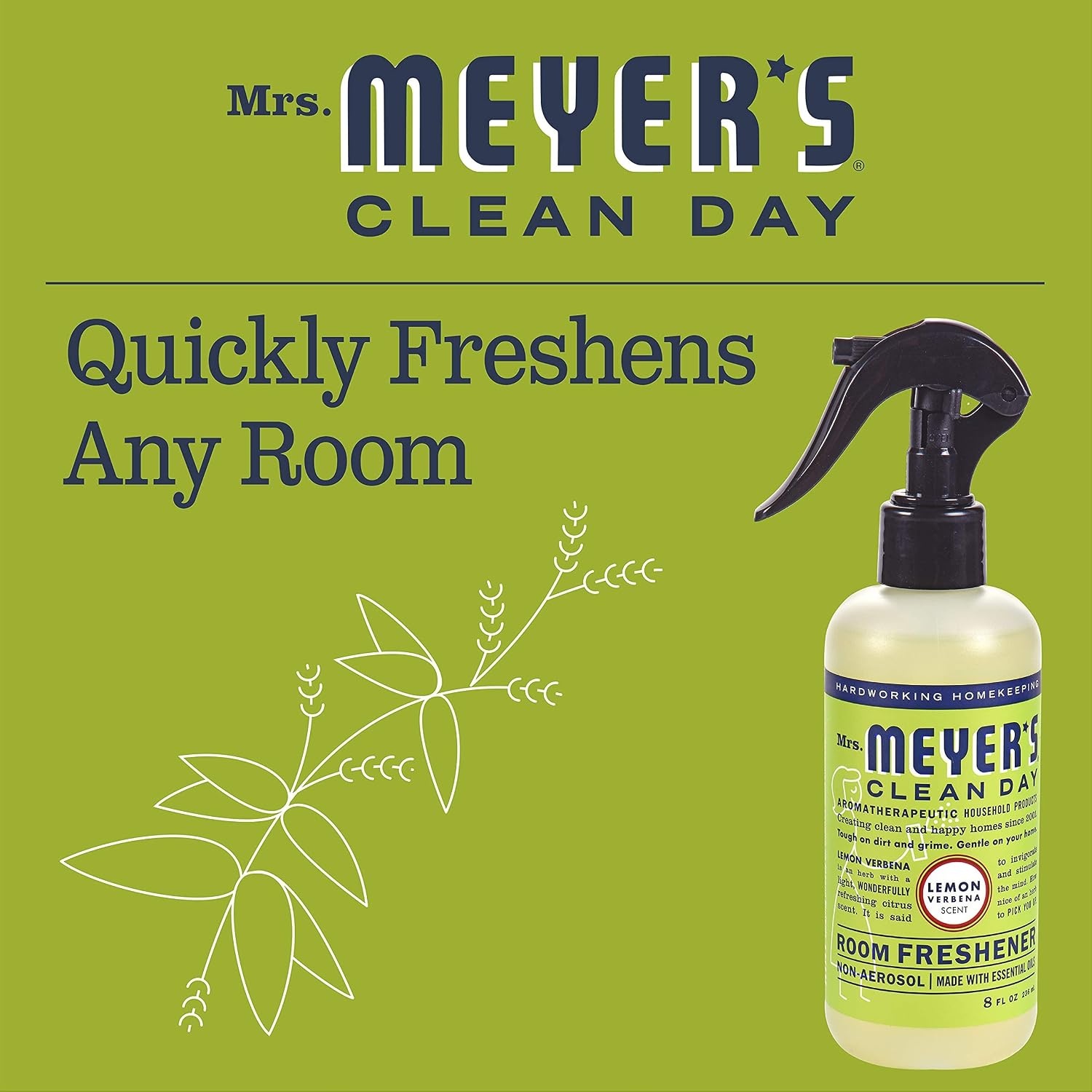 image:imageMRS MEYERS CLEAN DAY Room Spray Snowdrop Scent 8 Fl Oz Bottle 3 PackGeranium
