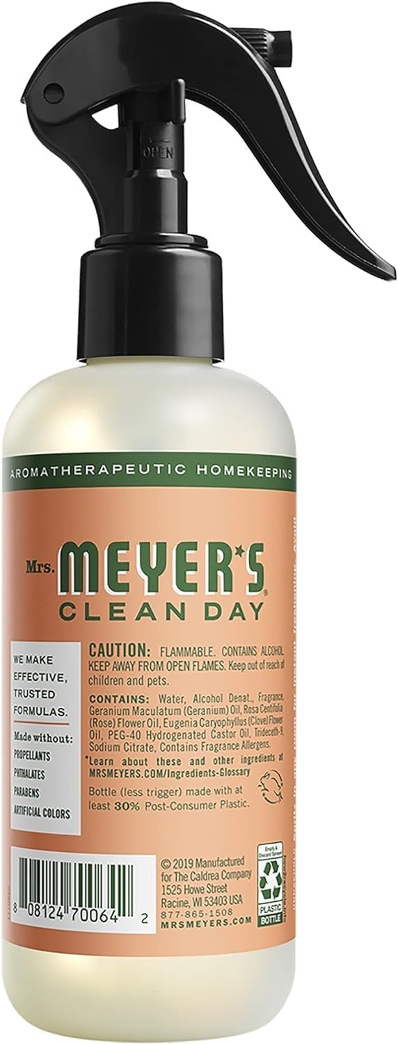 image:imageMRS MEYERS CLEAN DAY Room Spray Snowdrop Scent 8 Fl Oz Bottle 3 PackLemon Verbena Geranium Lavender