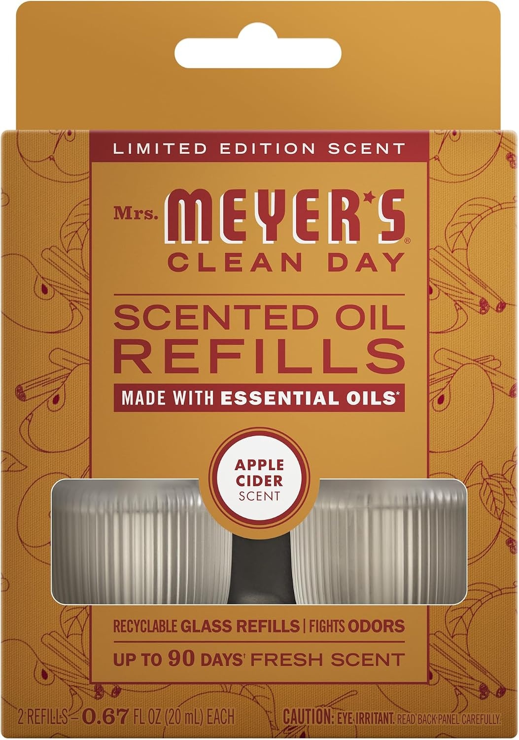 image:imageMRS MEYERS CLEAN DAY Scented Oil Lavender 1 Warmer and RefillApple Cider