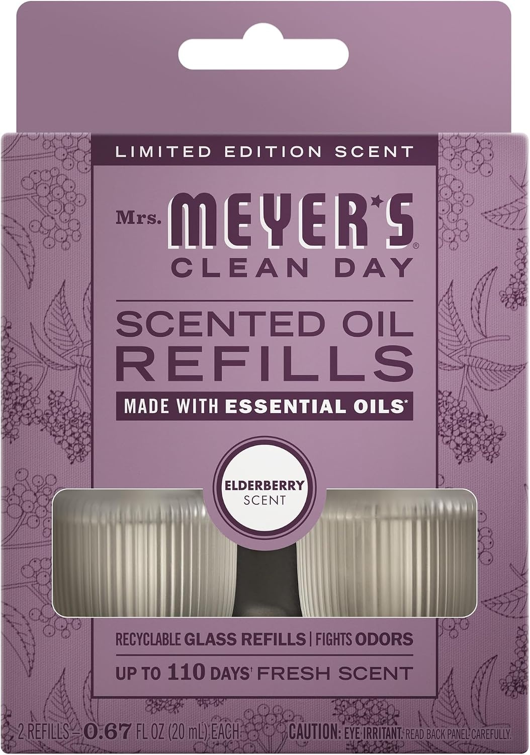 image:imageMRS MEYERS CLEAN DAY Scented Oil Lavender 1 Warmer and RefillElderberry