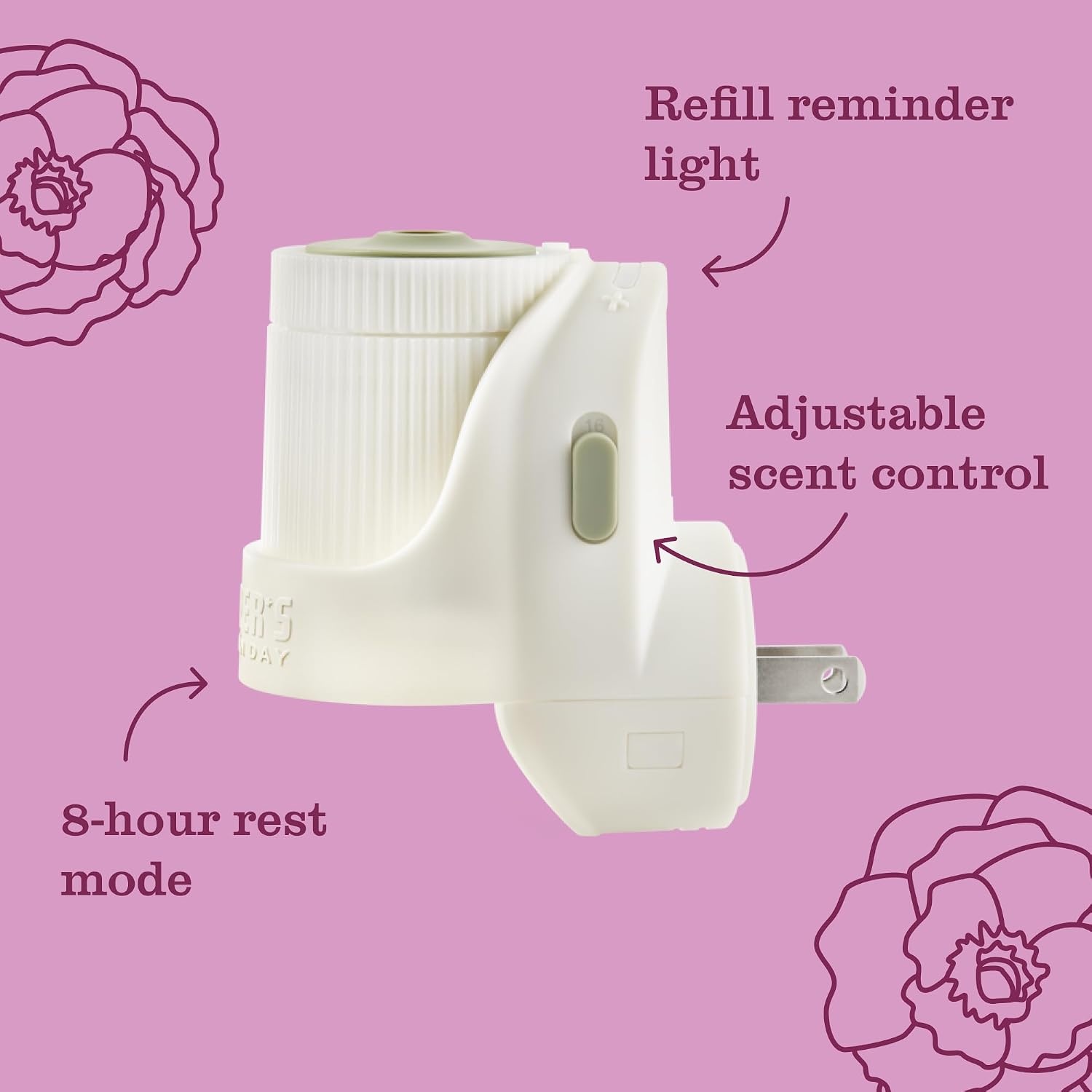 image:imageMRS MEYERS CLEAN DAY Scented Oil Lavender 1 Warmer and RefillPeony